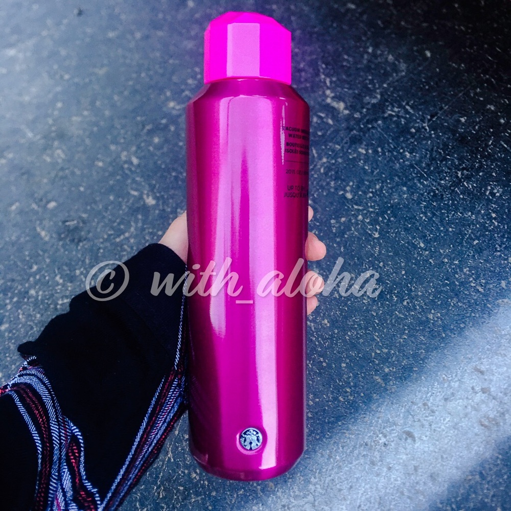 🌹SALE🌹💖New💕 Starbucks Holiday 2021 Berry Pink Stainless Steel Water Bottle